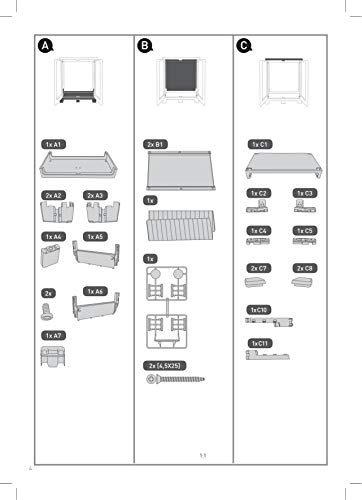 Keter Gullivert Armario bajo, Beige/Arena, 100 x 80 x 44 cm