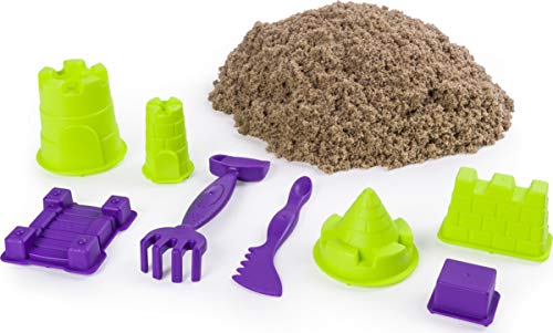 Kinetic Sand- Mega Beach Castle Set, Multicolor (Spin Master 6044143)