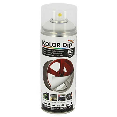 Kolor Dip KD11002 Pintura en Spray con Vinilo Líquido Extraible, Blanco