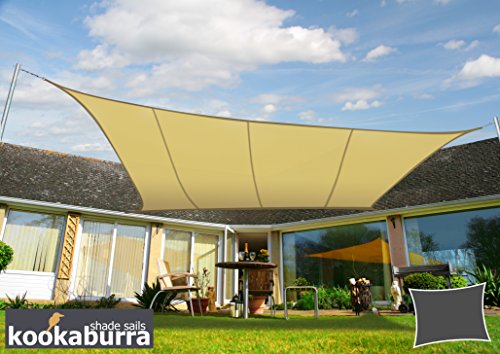 Kookaburra - Toldo de recepción de 4 m x 3 m, rectangular, color arena del desierto, aireado e impermeable