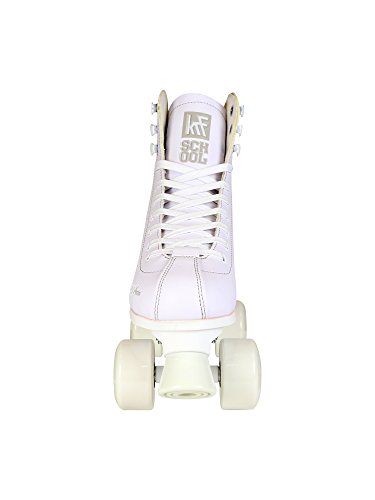 KRF The New Urban Concept Patines Roller School PPH Velcro, Unisex niños, White (Blanco), 32