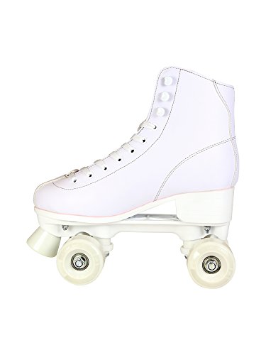 KRF The New Urban Concept Patines Roller School PPH Velcro, Unisex niños, White (Blanco), 32