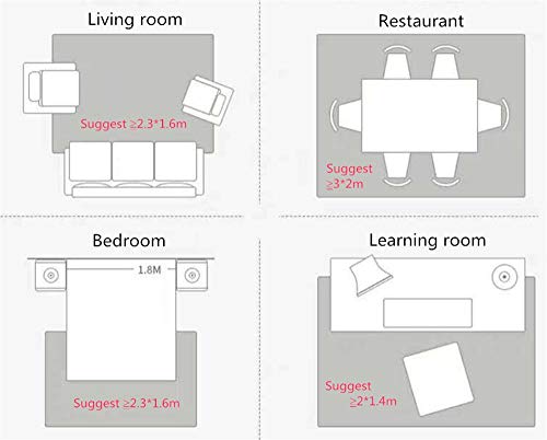 Kunsen Alfombras Infantiles Pequeñas Gris Alfombra de salón Hexagonal patrón geométrico Alfombra Suave Dormitorio Duradero Alfombras De Salon El 160X230CM Alfombra Terraza 5ft 3''X7ft 6.6''