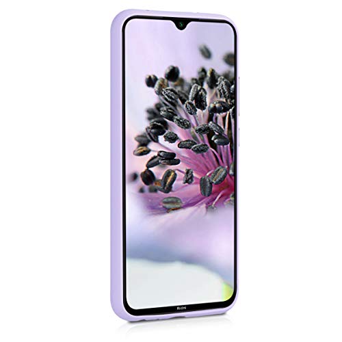 kwmobile Funda Compatible con Xiaomi Redmi Note 8 - Carcasa de TPU Silicona - Protector Trasero en Lila