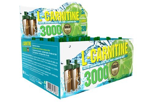 L-Carnitina 3000 Gold Nutrition 20 Unidosis x 10ml