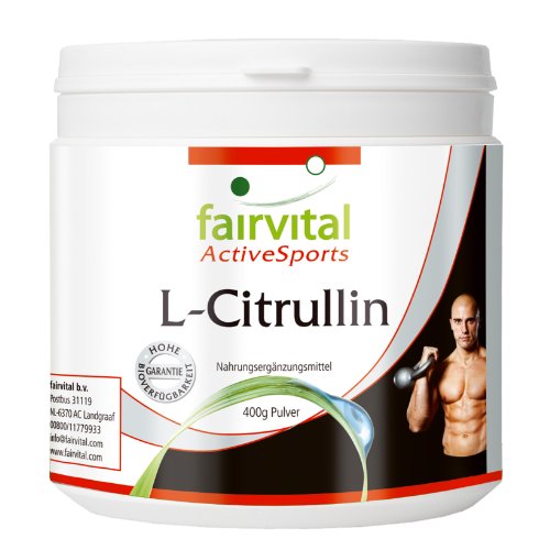 L-Citrulina Malato en Polvo - Dosis elevada - 100% Pura y sin aditivos - 400g - Calidad Alemana