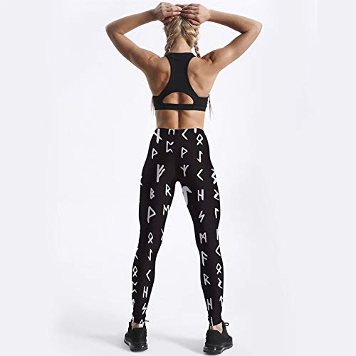 Leggins Mujer Fitness Mallas Deportivo Pilates, Chicas for mujer 7/8 Longitud Deportes Leggings Fitness Running Pilates Gym Tights Power Flex Flacny Entrenamiento Pantalones de yoga más tamaño para Ru