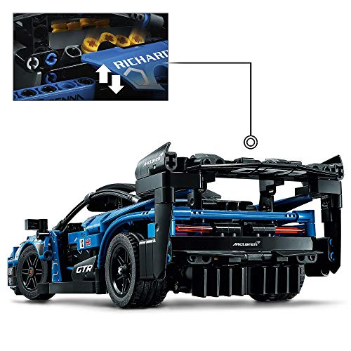 LEGO 42123 Technic McLaren Senna GTR, Coches de Carreras, Modelo Coleccionable, Set de Construcción de Vehículos