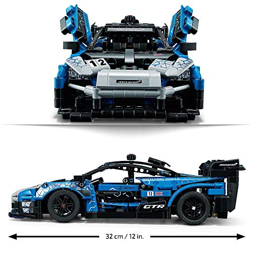 LEGO 42123 Technic McLaren Senna GTR, Coches de Carreras, Modelo Coleccionable, Set de Construcción de Vehículos