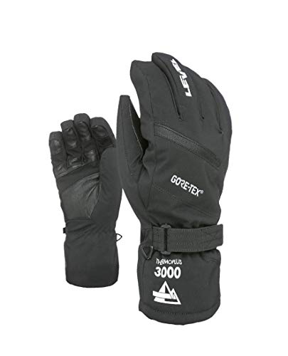 Level Evolution Gore-Tex Guantes, Hombre, Negro, 8.5