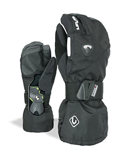 Level Fly – Guantes para Hombre Trigger, Black, 7.5, 1031ut