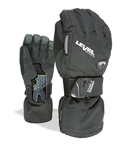 Level Half Pipe Gore-Tex Guantes, Hombre, Negro, 8