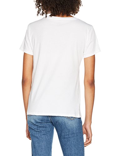 Levi's The Perfect Tee, Camiseta, Mujer, Blanco (White 297), XS