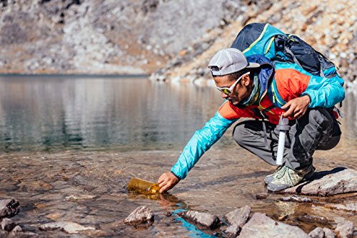 LifeStraw Kit adaptador universal para botellas de filtro de agua compatible con botellas selectas de Hydroflask, Camelbak, Kleen Kanteen, Nalgene y más, color blanco