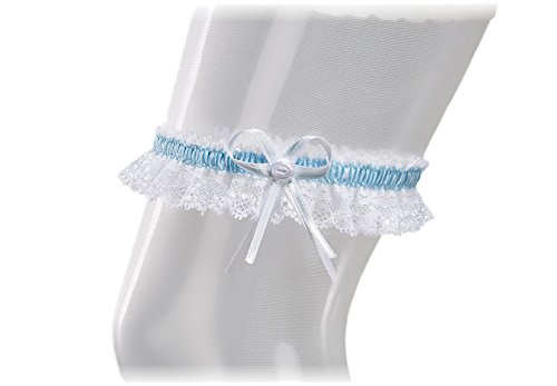 Liga Novia ELEGANTE Delgado a la Boda - Liga Nupcial - Garter Novia, Garter Boda - Novias Accesorios - MUST HAVE - Regalo Dama de Honor, Bachelor Party - BLANCO