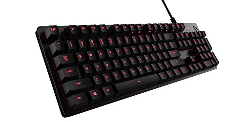 Logitech G413 - Teclado Gaming Mecánico, Teclas Retroiluminadas, Teclas Romer-G Táctil, Aleación de Aluminio 5052, Personalizable, Conexión de Paso de USB, QWERTY Español, Carbón