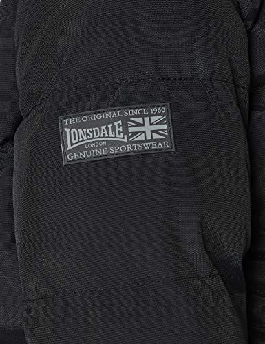 Lonsdale London BEENHAM Chaqueta, Mujer, Negro, Large