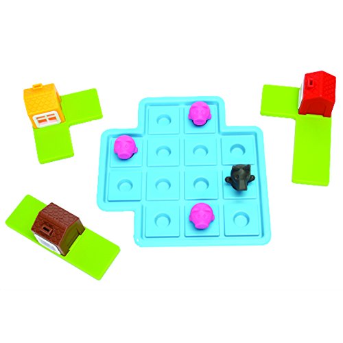 Los 3 cerditos (Smart games) – Juego educativo para niños, rompecabezas para niños, puzles infantiles, juego de mesa para niño, puzzle educativo, smartgames