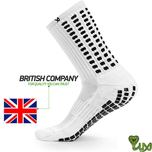 Lux Antideslizante Calcetines De Fútbol, Non Slip Calcetines de Deporte, Almohadillas de Goma, Trusox/tocksox Style, Top Calidad,