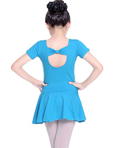 Maillot de Ballet para Niña Leotardo Vestido de Danza Falda Tutú Traje de Princesa Dancewear Clásico Transpirable