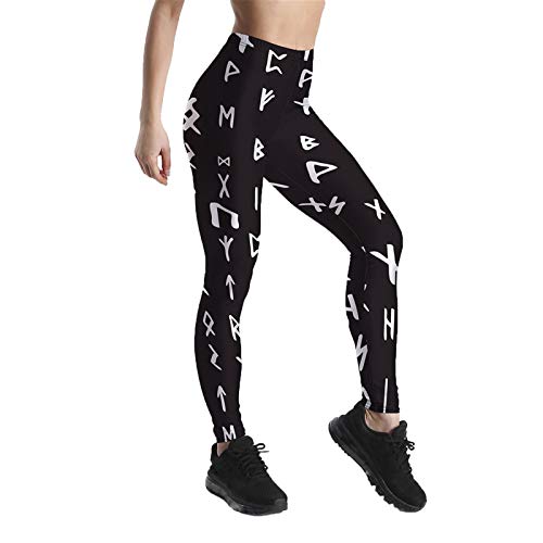 Mallas de Deporte de Mujer, Chicas for mujer 7/8 Longitud Deportes Leggings Fitness Running Pilates Gym Tights Power Flex Flacny Entrenamiento Pantalones de yoga más tamaño Pantalon de Correr Pilates