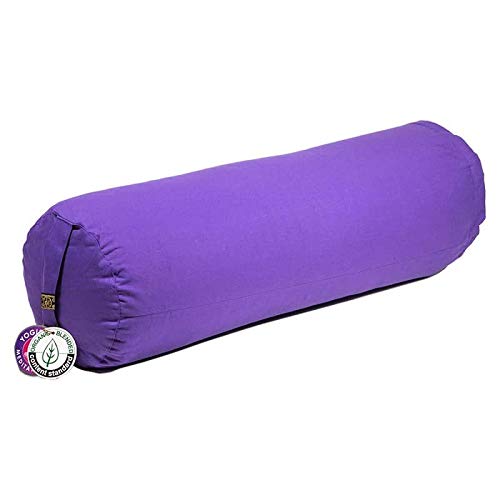 ManiBhadra Yoga Bolster cilíndrico morado