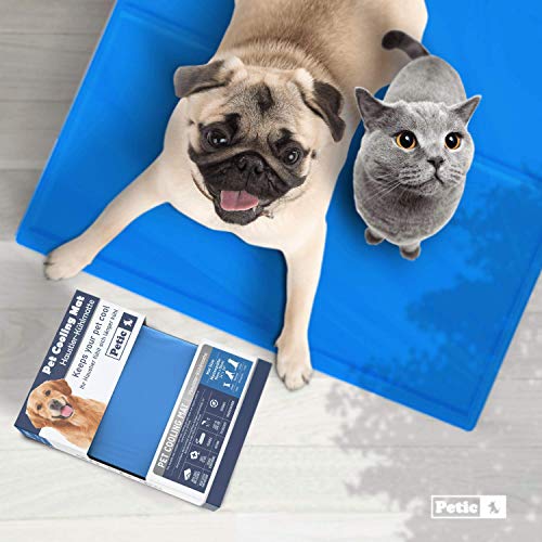 Manta Refrescante Perro Manta Refrigerante Perro Alfombrilla Refrescante Para Perros Cama Fria para Perros Grandes Esterilla Refrigerante Perro Manta Fria para Perros Gatos Mascotas Cooling Mat 90x50