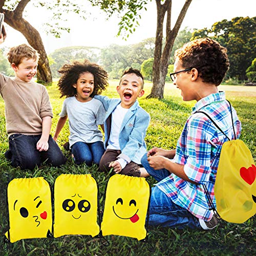 MaoXinTek Bolsas de Cuerdas Dibujos Animados Mochila Bolsas PE para cumpleaños niños y Adultos la Fiesta Favorece Rellenos Bolsa 10 Piezas