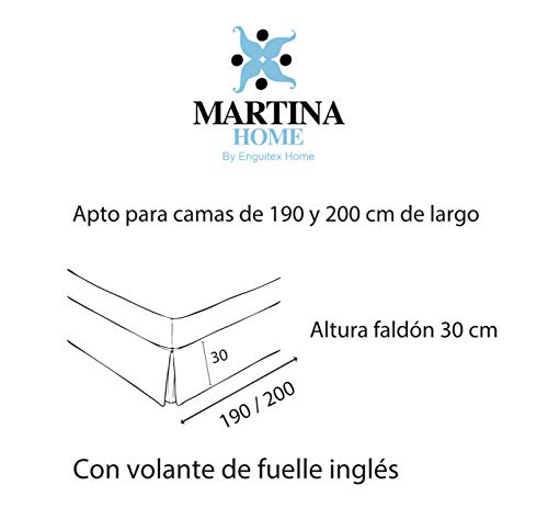 Martina Home Canada Cubre Canapé, Negro, Cama de 150