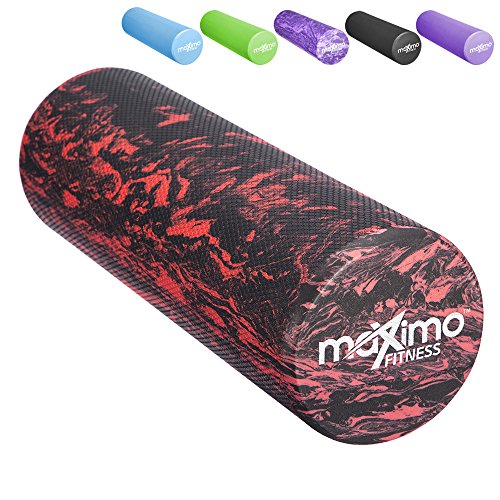 Maximo Fitness Rodillo DE Espuma - EVA - 15cm * 45cm, Peso Ligero - Proporciona un Masaje Muscular Firme Pero cómodo - Guía de Inicio Rápido Gimnasia, Pilates, Yoga - ¡Garantía de por Vida!