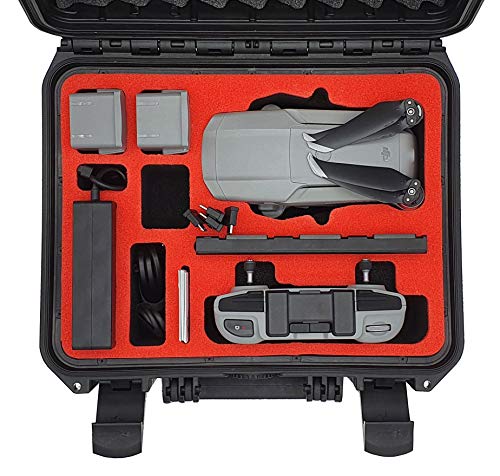 mc-cases® Compact Edition - Maletín de Transporte para dji Mavic Air 2 - Compatible con el Smart Controller de dji - Producto de Alemania