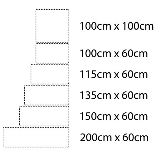 MEGADECOR Cabecero Cama PVC 10mm Decorativo Económico. Cadiz (135 x 60cm)