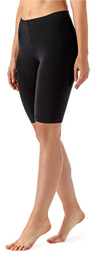 Merry Style Leggins Cortos Mallas Deportivas Mujer MS10-145 (Negro, S)