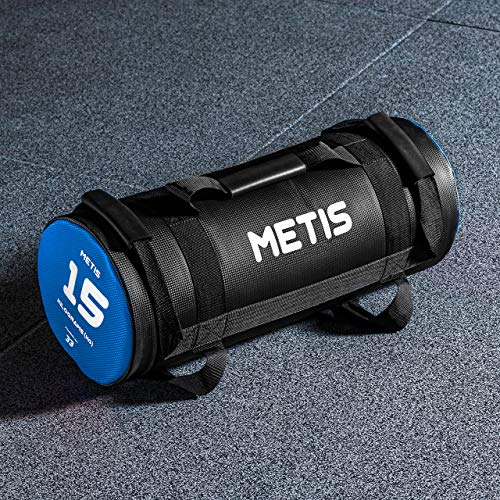 METIS Sacos Búlgaros – 5kg to 25kg | Sacos Lastrados de Fitness para Ganar Musculo, Equilibrio y Fuerza – Entrena en Casa y en el Gimnasio (20kg)