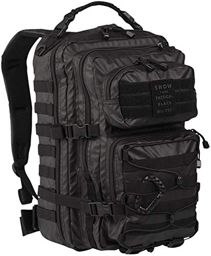 Mil-Tec EE.UU. Mochilla Assault Pack (Large/Tactical Black)