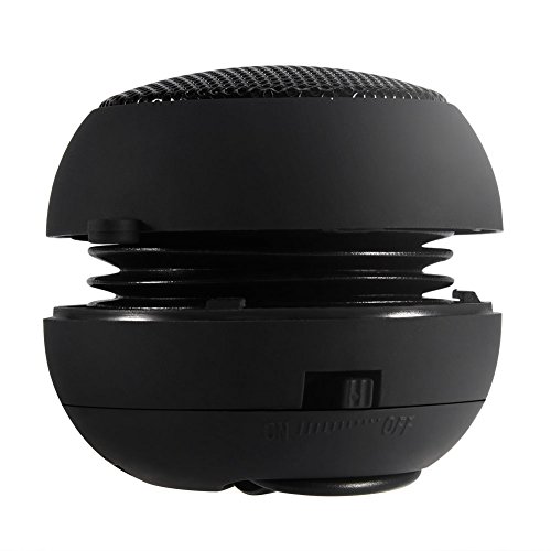 Mini Altavoz, con Cable Tamaño de Bolsillo Ultra Portátil Altavoz - Telescópico Altavoz al Aire Libre - 180 mah Batería Incorporada Recargable Puerto de Altavoz - USB Base de Audio