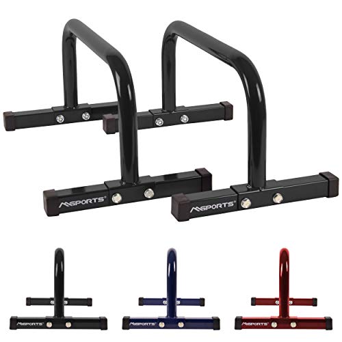 MINI BARRAS PARALELAS Professional L x An x Al: 60x35x29 cm | Empuñaduras de push-up con barras de flexiones