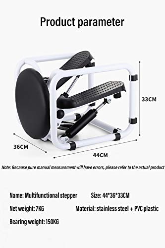 Mini Stepper, Step Cardio Fitness Maquina de Subir Escaleras Casa, Stepper Up-Down, Ideal para Principiantes, LCD Pantalla Multifuncional, Carga -150KG