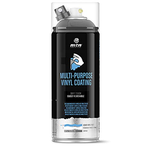 Montana Colors MTN Pro Vinilo Líquido-Negro, Spray 400ml