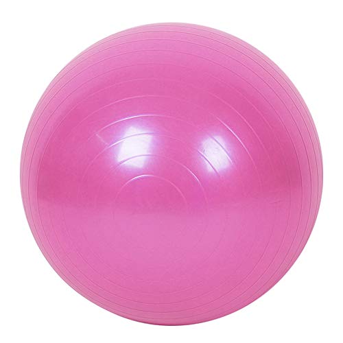 mothcattl Pelota de ejercicio 45 cm antiestallido con bomba, pelota suiza para yoga, pilates, embarazo y fitness, color rojo