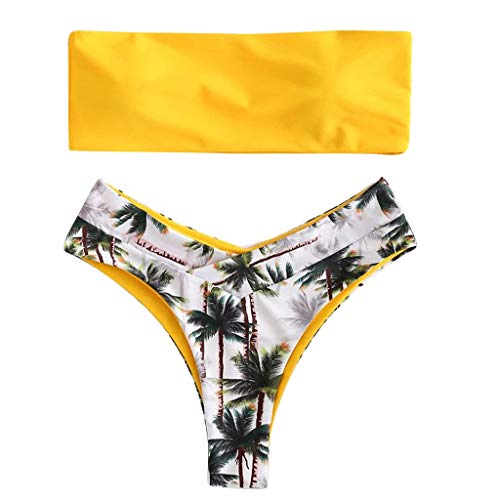 Mujer Bikini 2019 Traje de Baño Mujer Dos Piezas Ropa de Playa Conjunto de Bikinis Impresión Sexy Push up Bikini Tankinis Mujer Beachwear Bañador Mujer vpass