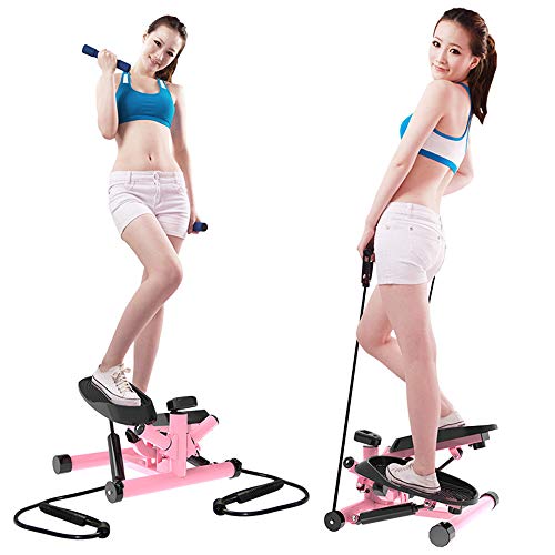 Multifunción Swing Stepper up-Down-Stepper Twister Pedal Machine Resistencia Ajustable Equipo de Gimnasio en casa con cordón