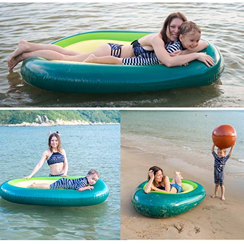 Myir JUN Gigante Flotador Inflable del Aguacate, Colchoneta Hinchable de la Piscina , Hinchables Juguete para Adultos Niños de Agua Fiesta Playa Lago Natación