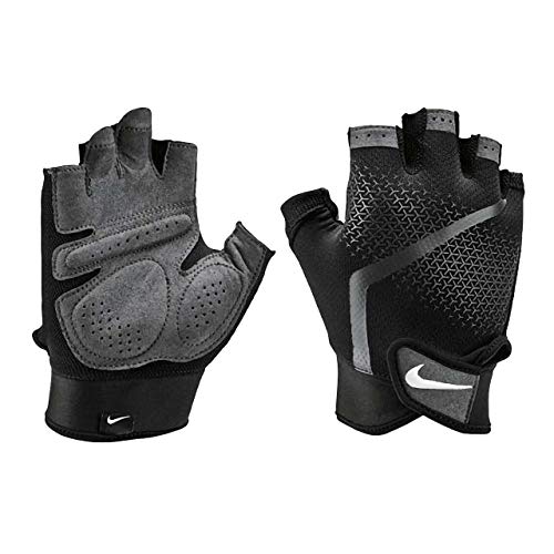 Nike Men's Ultimate Fitness Gloves Guantes, Hombre, Negro / Antracita / Blanco, M