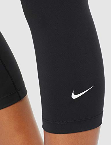 NIKE One Ladies Capris Leggings, Mujer, Negro (Black/White), S