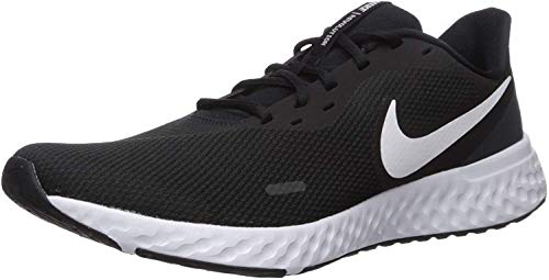 NIKE Revolution_5', Zapatillas Hombre, Black/White/Anthracite, 43 EU