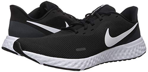 NIKE Revolution_5', Zapatillas Hombre, Black/White/Anthracite, 44 EU