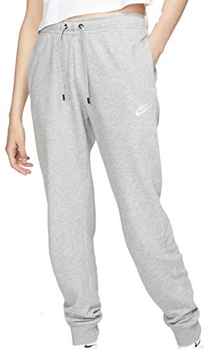 NIKE Sportswear Essential W Pnts Pantalones de Deporte, Mujer, Gris (Dark Grey Heather/White), M