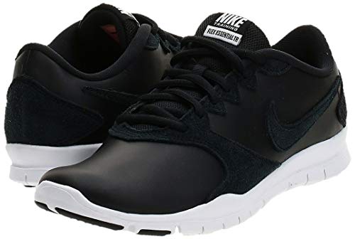 Nike Wmns Flex Essential TR, Zapatillas de Running para Mujer, Multicolor (Black/Black/White/Lt Crimson 001), 38 EU