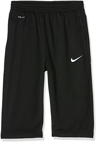 NIKE YTH Libero 3/4 Knit Pant Pantalón Deportivo Pirata, Niños, Negro/Blanco, L